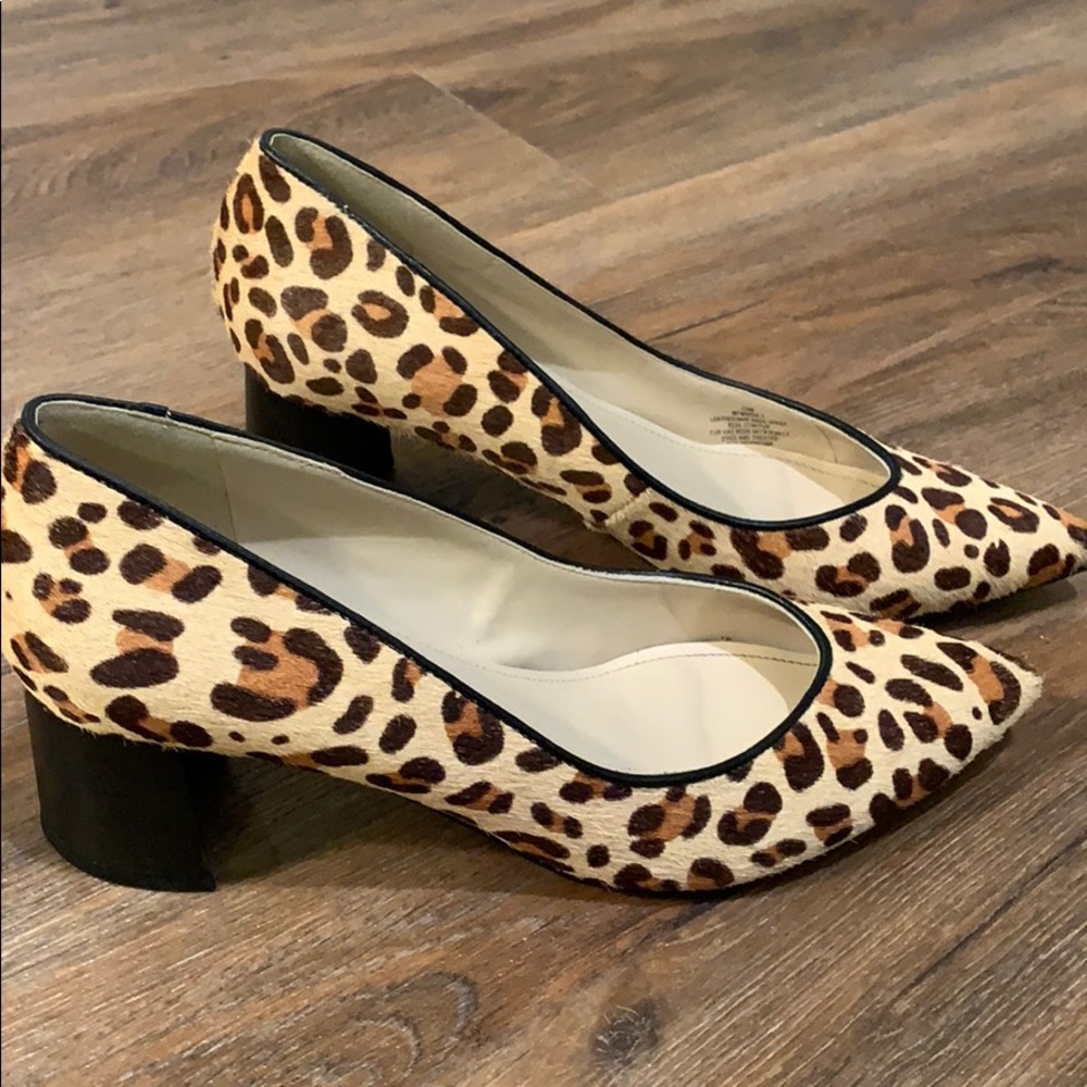 Marc Fisher cheetah print heels